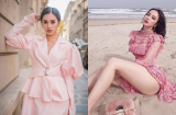 Trần Tiểu Vy gia nhập hội công chúa màu hồng cùng 2 nàng tên Trinh nổi tiếng của showbiz Việt