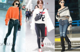 Đầu đông se lạnh, các nàng hãy học ngay cách mix quần jeans với áo len từ những mỹ nhân Hoa ngữ này