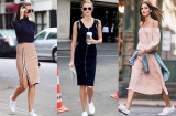 Sneaker trắng chính là món đồ cô nàng nào cũng có nhưng không phải ai cũng biết cách mix đồ đẹp với item này