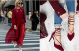 Bí quyết phối đồ đẹp với gam màu đỏ Burgundy đằm thắm và quyến rũ