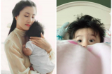 Cuối cùng Nguyệt Ánh- 'Cổng mặt trời' đã để lộ cận mặt con trai đầu lòng với chồng Ấn Độ