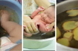 Chỉ cần 1 củ gừng giã nát tắm cho con cách này, 2 đêm hết ho sặc sụa, da dẻ hồng hào mướt mát