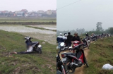 Hoảng hồn phát hiện nam thanh niên chết gục trên xe máy ở giữa cánh đồng