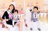 Lê Hà (The Face) tổ chức tiệc thôi nôi ngập sắc hồng cho con gái sau 1 năm giấu kín