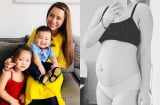 Hải Băng khoe bụng bầu ở tháng thứ 5, là một bé trai