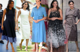 Công nương Meghan đích thị là bà bầu sành điệu nhất thế giới, bụng to 'vượt mặt' vẫn mặc đẹp hết phần thiên hạ