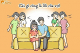 Bộ ảnh chế  tất cả LÀ LỖI CỦA VỢ khiến nhiều chị em vừa cười vừa rớt nước mắt đồng cảm