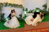 Thấy bạn thân thoát ế, cô gái cười như được mùa cùng với loạt biểu cảm 'khó đỡ' khiến ai cũng phải bật cười
