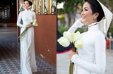 Hoa hậu H'Hen Niê gây thương nhớ với vẻ đẹp dịu dàng, tinh khôi khi diện áo dài xuống phố