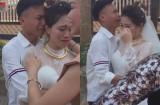 Chị gái lên xe hoa về nhà chồng, em trai khóc đỏ mắt không chịu buông khiến bao người nghẹn lòng