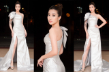 Hoa hậu Đỗ Mỹ Linh diện váy xẻ cao quyến rũ, 'ăn đứt' dàn thí sinh khi đi chấm thi sắc đẹp