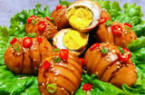 Ăn trứng rán trứng luộc mãi chán rồi, tối nay làm TRỨNG SỐT BIA cực bắt mắt, đảm bảo ăn xong vẫn THÒM THÈM