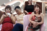 Cô dâu 62 tuổi khoe bụng bầu trong livestream mới nhất, trả lời về thông tin mang thai với chồng 26 tuổi
