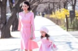 Hà Kiều Anh xinh đẹp trong chuyến du lịch Hàn Quốc cùng con gái