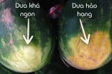 Nhìn vào ĐIỂM VÀNG này trên quả dưa hấu, chỉ 5s biết ngay quả ngon ngọt mê ly, người sành ăn phải biết rõ
