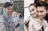 Lâm Khánh Chi hạnh phúc khoe ảnh chồng bế con trai, lần đầu lộ rõ gương mặt đáng yêu của quý tử