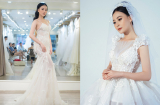 'Quỳnh búp bê' Phương Oanh bất ngờ đi thử váy cưới, khoe nhan sắc xinh đẹp vạn người mê