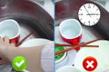 Bát đũa “tắm” ngập dầu mỡ cũng sạch bong trong 1 nốt nhạc nhờ bỏ túi mẹo nhỏ đơn giản này