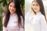 Ngẩn ngơ trước vẻ đẹp như hoa khiến ai nhìn cũng ngất ngây của nữ sinh Bình Dương trong tà áo dài