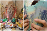 Đặt ban thờ Thần Tài thế này bảo sao cúng mãi mà tiền bạc vẫn chẳng thấy đâu, quanh năm hao tài tốn của