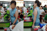 Chị gái 'tay đeo vàng' nhưng lại làm điều khó ngờ trong siêu thị bị dân mạng 'bóc phốt'
