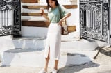 Các mẫu váy phát huy tác dụng 'kéo dài chân' vô cùng tiện lợi cho các nàng 'nấm lùn'
