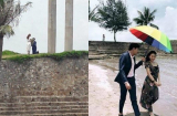 Lộ ảnh Vũ 'Về nhà đi con' quỳ gối cầu hôn cô gái giấu mặt
