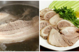 Khi luộc thịt chớ dại làm những hành động này kẻo thịt mất dinh dưỡng, chất độc ngấm trở lại