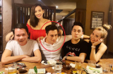 Việt Anh xuất hiện với gương mặt bớt sưng nhưng vẫn khó nhận ra
