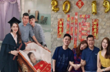 Nữ sinh mặc áo cử nhân chụp hình bên người mẹ vừa khuất khiến ai nấy đều cay mắt