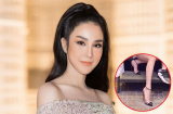 Bụng bầu vượt mặt, Diệp Lâm Anh vẫn tạo dáng trên giày cao gót khiến ai cũng lo lắng cho sức khỏe của cô