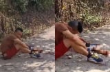 Bị xe ô tô cán đứt tay, người đàn ông vẫn bình tĩnh làm hành động này