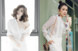 Cũng là sơ mi trắng, người diện sexy gợi cảm nhưng người lại kín đáo mà tinh tế