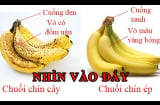 Mua chuối cứ nhìn vào cuống thấy có điểm này, đảm bảo chọn được chuối chín cây không ủ thuốc