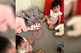 Thấy 2 con chơi với nhau nhưng vô cùng im lặng, mẹ vào kiểm tra thì giật mình vì con đang ăn thứ này