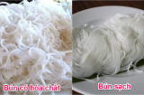4 cách phân biệt bún sạch và bún nhiễm hóa chất, bà nội trợ nào cũng nên biết