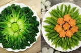 Điểm danh những mẫu trang trí rau củ đẹp ngất ngây, mẹ học ngay 'cho nóng'