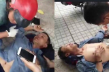 Đang đi xe máy, người đàn ông bất ngờ bị đôi nam nữ chặn đánh ngã gục xuống đường rồi bỏ chạy