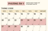 Lịch nghỉ Tết Nguyên đán 2020 chính thức chuẩn nhất