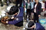 Đến nhà vợ, chàng rể mới 'toát mồ hôi' thực hiện thử thách chặt thịt gà trước sự giám sát của hàng chục người