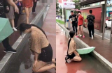 Bất chấp người yêu quỳ gối dưới mưa xin lỗi nhưng anh chàng mặt vẫn lạnh tanh, sự thật phía sau mới bất ngờ