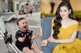 Tròn 1 tuổi, con trai Á hậu Tú Anh lần đầu được mẹ công khai toàn bộ gương mặt cực kháu khỉnh