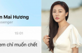 Giữa bão scandal lộ ảnh nhạy cảm, Văn Mai Hương hoảng loạn: 'Em chỉ muốn ch.ết thôi'