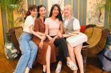 Xuất hiện rạng rỡ bên hội bạn thân cùng Nhã Phương, MC Hoàng Oanh vẫn quyết giấu nhẹm bụng bầu