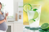 Bổ đôi quả chanh vắt lấy nước uống mỗi ngày, mẹ bầu giảm ốm nghén, xương bé chắc khỏe