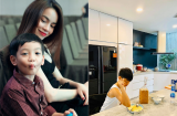 Rich kid cũng 'xắn tay vào bếp', Hà Hồ khoe con trai Subeo đã biết chuẩn bị bữa ăn cho cả nhà