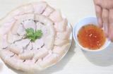 Thêm một bước nhỏ, món thịt luộc mềm tan trong miệng, trắng tinh thơm nức