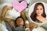 Hồng Ngọc chia sẻ ảnh cận mặt sau nhiều ngày điều trị bỏng nồi xông hơi