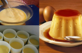 Mẹ đảm làm bánh flan ướt mịn tại nhà, thơm ngon hấp dẫn ai cũng thích ăn