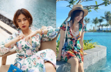 Chị em hãy học hỏi từ các sao Việt cách chọn váy hoa trẻ trung, dịu dàng